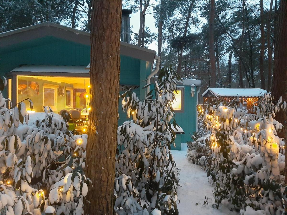 Boshuis Turquoise / smaakvol genieten op de Veluwe Hoenderloo Buitenkant foto