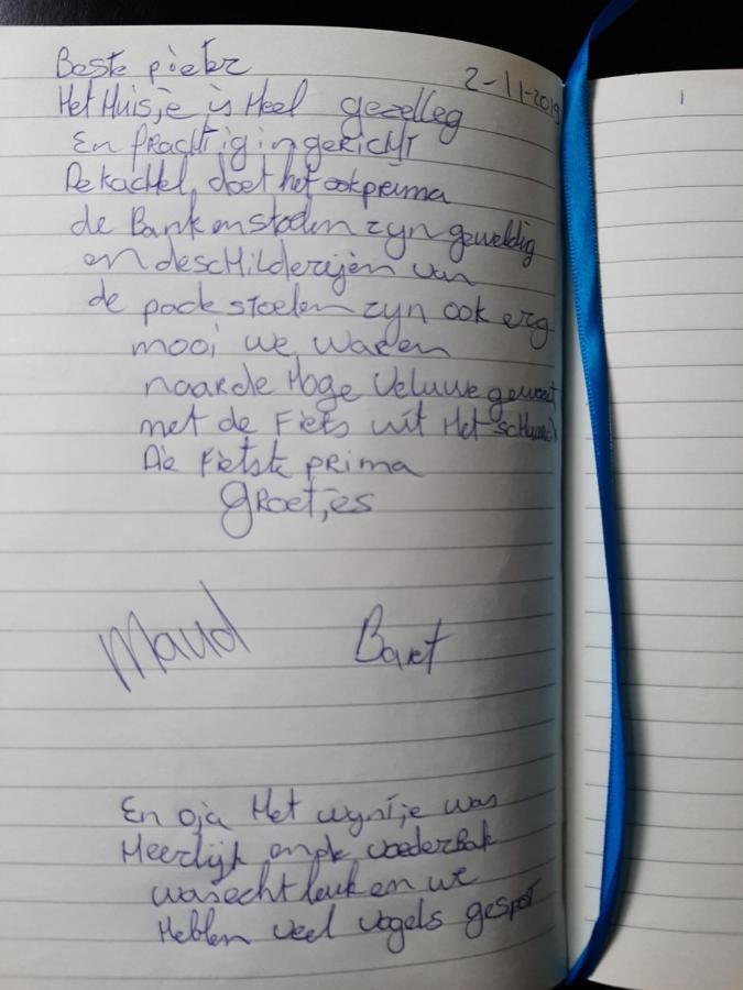 Boshuis Turquoise / smaakvol genieten op de Veluwe Hoenderloo Buitenkant foto